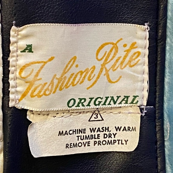 VINTAGE CHILDREN’S 1960s SNOWSUIT SET FASHION RITE blue jacket, pants, hat - Picture 2 of 8